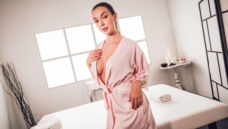 Tits Covered in Cum - Czech Massage Delight